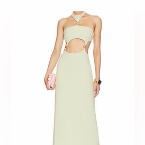 Cult Gaia Olivia Gown in Jade - Halter
Cutout Midi Dress